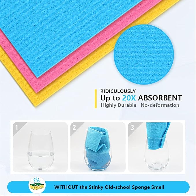 AIDEA Swedish Dish Cloth, Swedish Dishcloths - Image 3