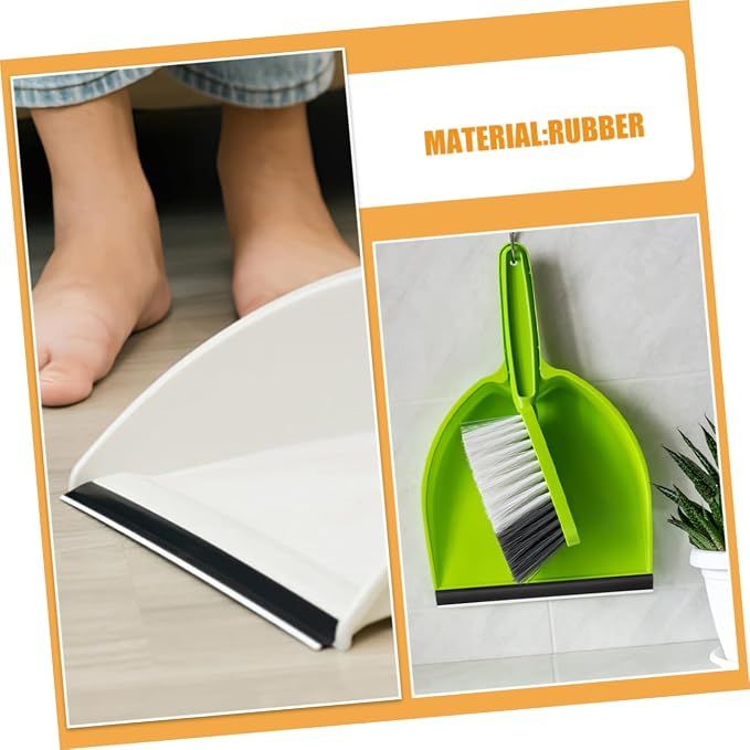 FRCOLOR 4Pcs Rubber Dustpan Edge Strips Inlet Pressing Guards - Image 7
