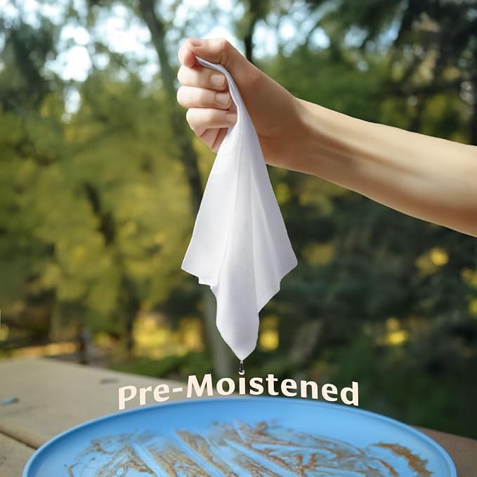 Dish Wipes | 100% Biodegradable Pre-Moistened Food-Safe Camp Kitchen Wipes | A - Image 4