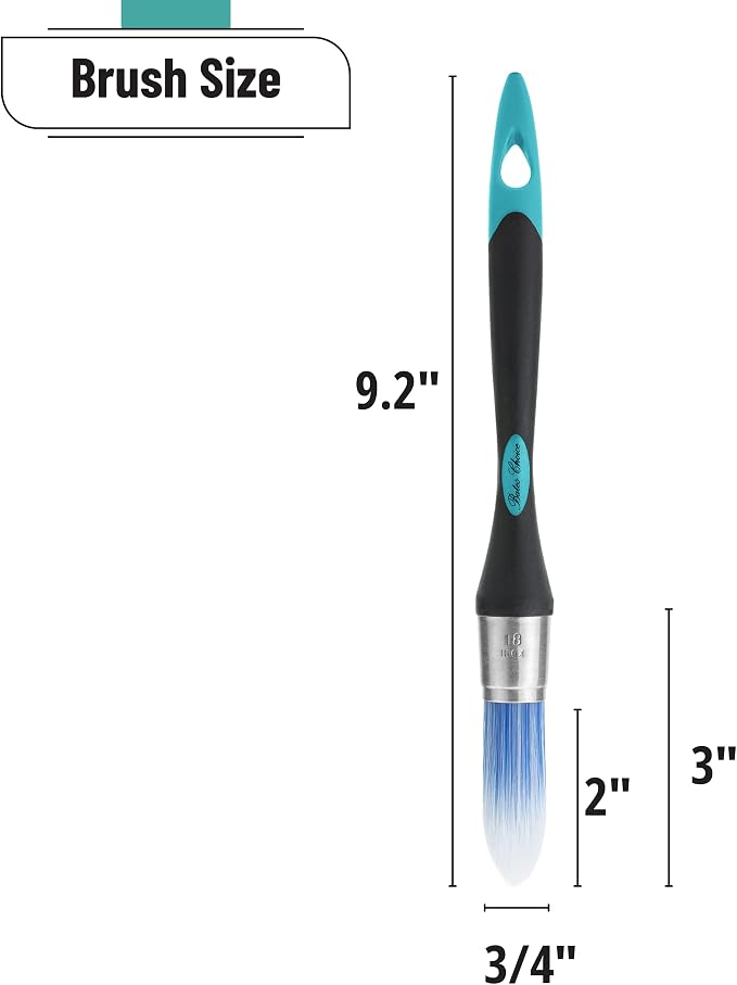 Bates- 0.75in Small Trim Paint Brush - Image 2
