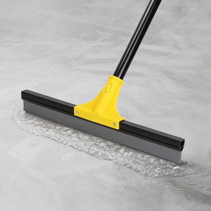 Squeegee Broom for Floor, Garage Concrete, Shower Glass, Window Cleaning - Image 3