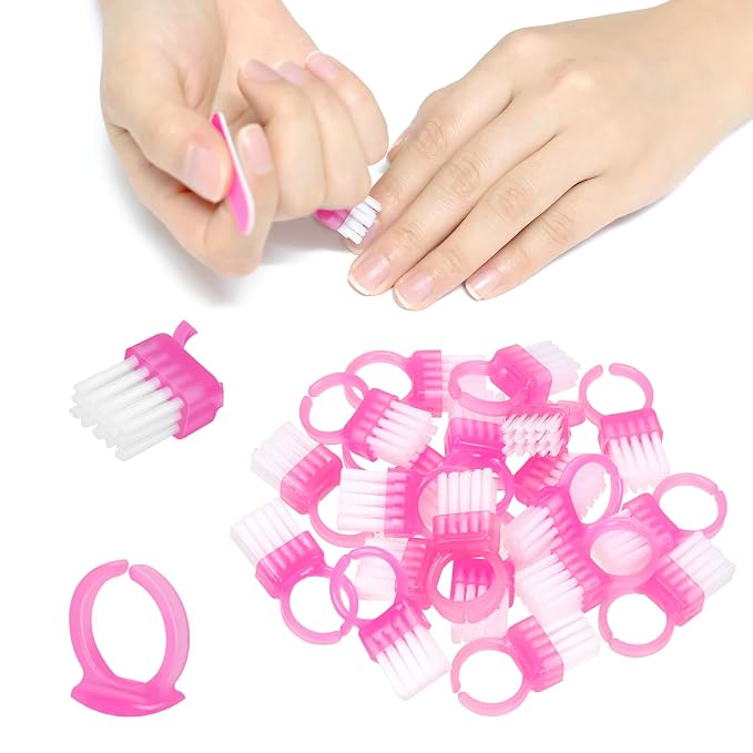 Nail Brush Rings SHEERBLISS Mini Nail Brushes 20pcs Hand Fingernail Brush by Unknown