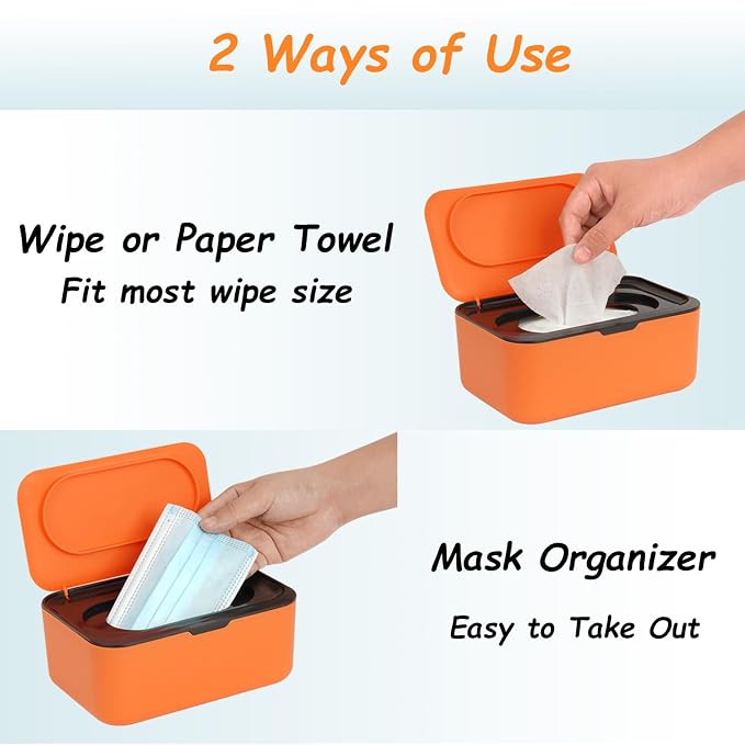Wipes Dispenser, Wipe Holder for Baby & Adult, Seposeve Refillable Wipe - Image 5