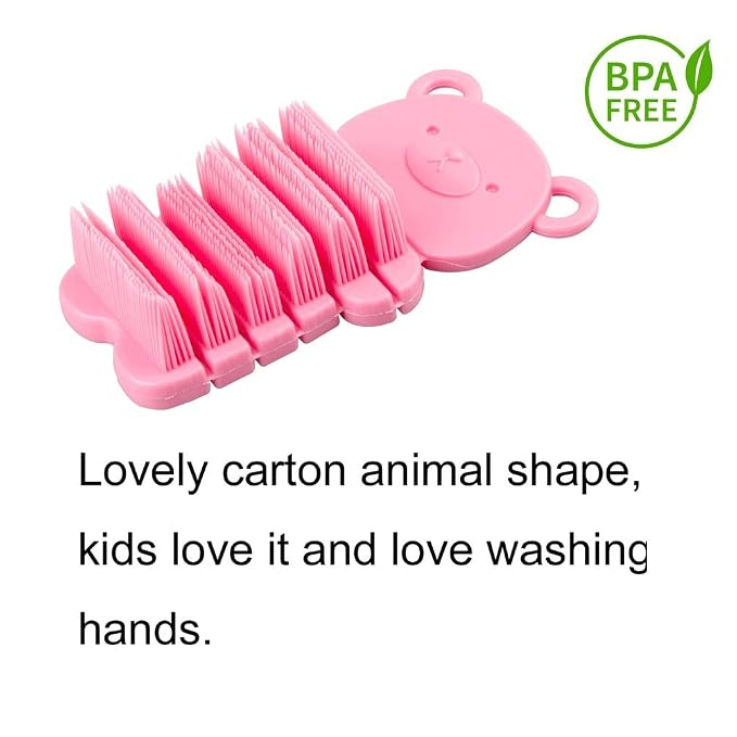 Nail Scrubber Brush Kids, Finger Nails Scrub Scrubbing Cleaning Brushes - Image 2