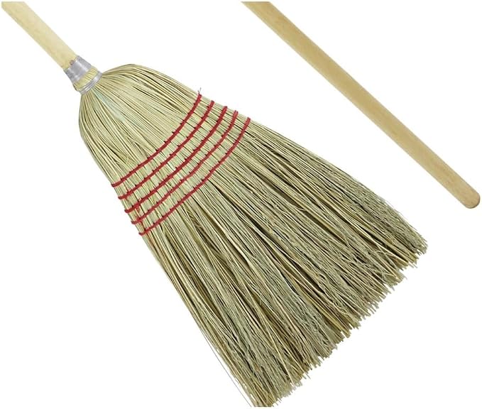 Flagged Bristle Parlor Broom Maid Broom - Image 2