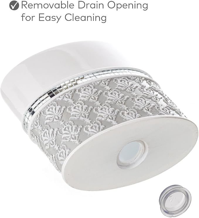 Creative Scents Mirror Damask Toothbrush Holder - Image 5