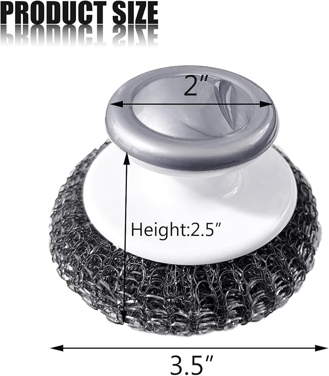 Stainless Steel Wool Scrubber - Image 2