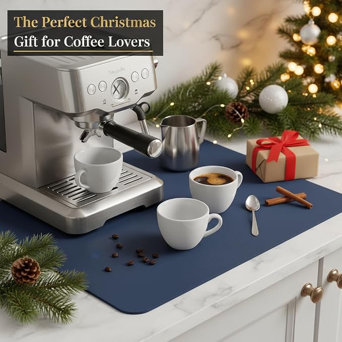 Dish Drying Mat Super Absorbent – 16" x 18" Coffee Mat - Image 9