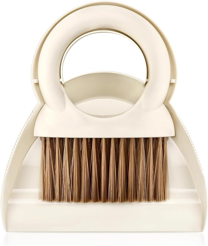 Mini Hand Broom and Dustpan Set: Small Brush and Pan by BAOYINGTE