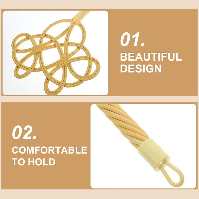 Carpet and Rug, Rattan Rug Pillow Dust Long Handle Paddle Comforter Manual Dust - Image 6