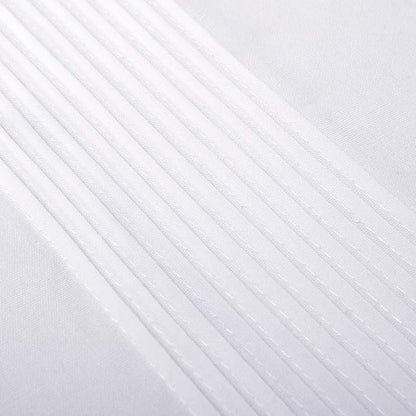 Valea Home Bed Skirt with Split Corners Durable Elegant Luxury Dust Ruffle with Pin Tucking 14 inch Tailored Drop, Full, White