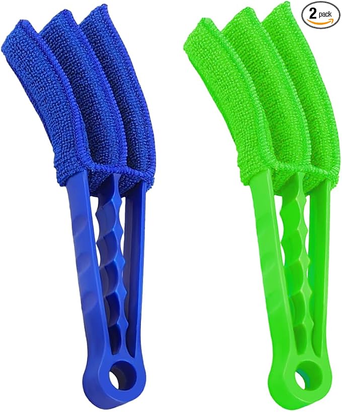 2 PCS Blind Cleaner Duster Tool, Window Venetian Hand-held 3 Arm Dusting by DXNQ