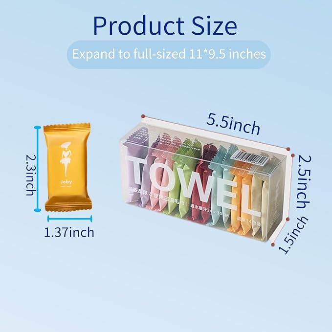 Disposable Compressed Towels, Portable Compressed Towel Tablets, Thicker Super - Image 7