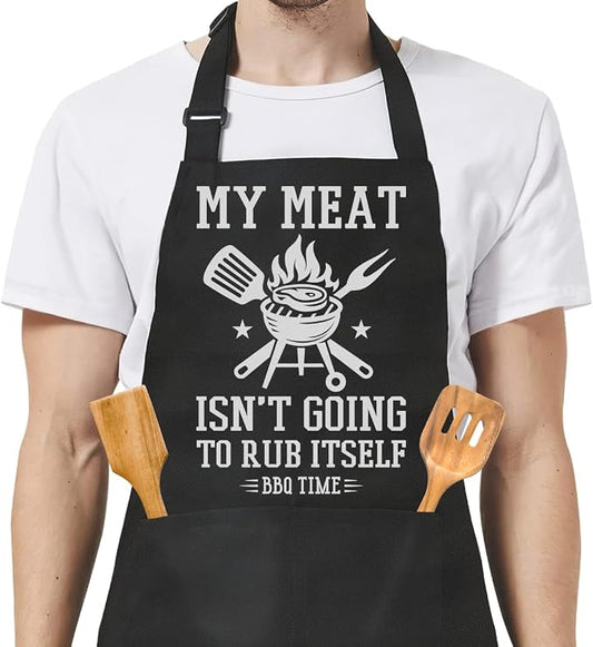SANDJEST Funny Mens Aprons by SANDJEST