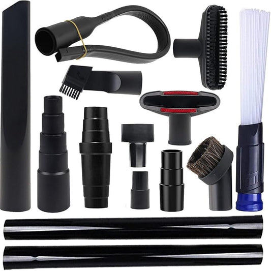 14 Pcs Household Cleaning Vacuum Cleaner Attachments Kit by GIBCleaningtool