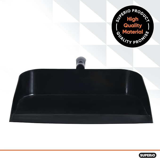 Superio Heavy Duty Plastic Step-on Dustpan - Image 3