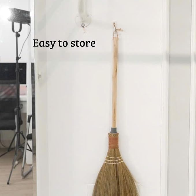 Natural Whisk Sweeping Hand Handle Broom - Image 6