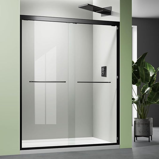 Glass Shower Door, 50-54 x 72 inch Bathroom Sliding Door by Glazenclos