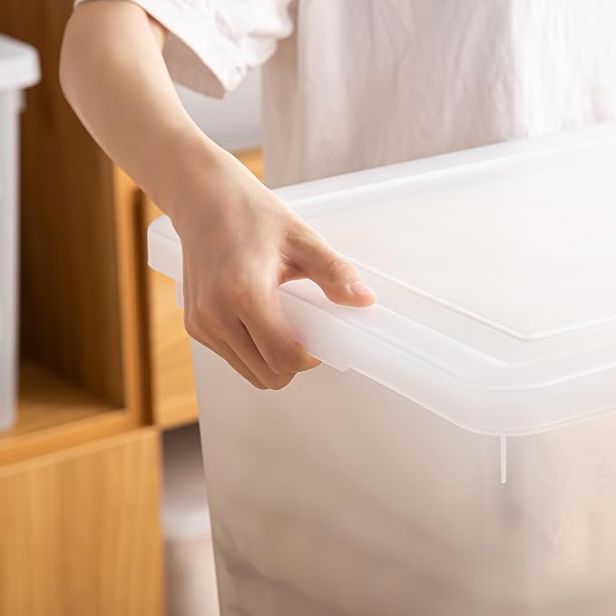 15 QuartStackable Plastic Storage Bins - Image 4