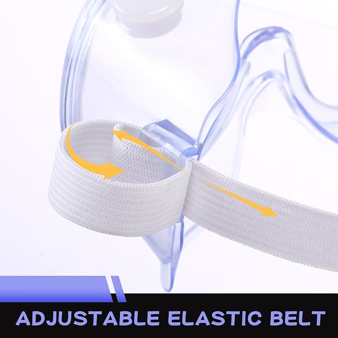 Yunsailing Protective Safety Goggles Lab Over Glasses Clear Anti Fog Eye - Image 5
