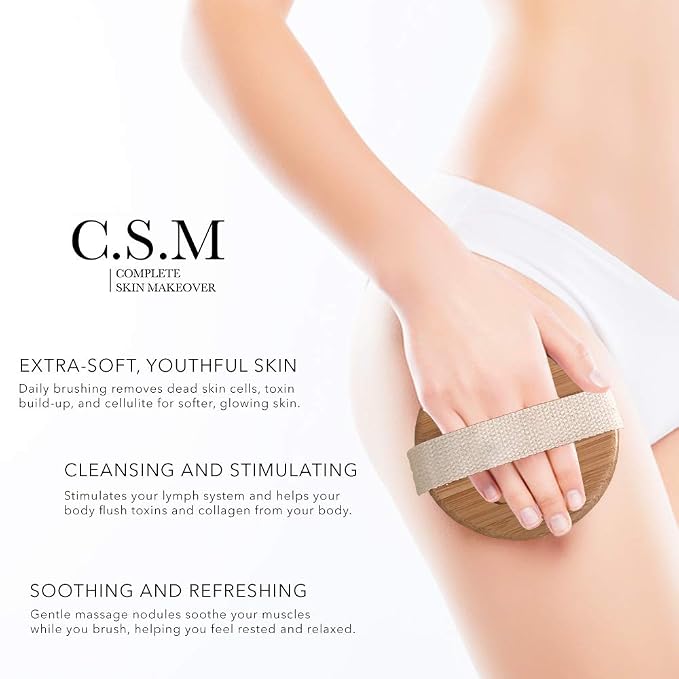 CSM Dry Brushing Body Brush for Lymphatic Drainage - Image 2