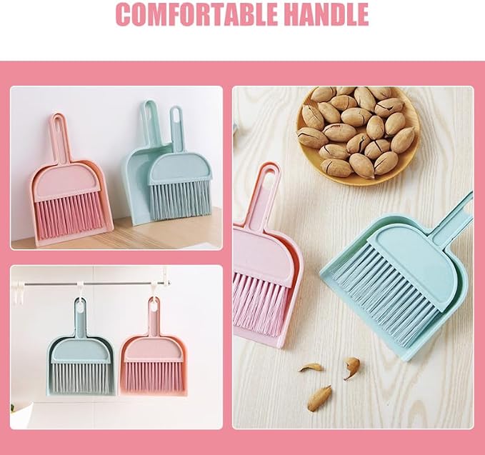 Cabilock Mini Desktop Broom and Dustpan Set - Image 8