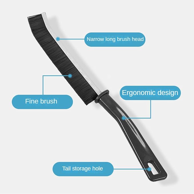 3Pcs Crevice Cleaning Brush Tool Grout Brush Cleaning Supplies, Home Essentials - Image 4