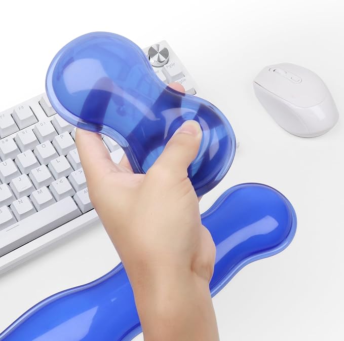 Gel Keyboard and Mouse Wrist Rest, Cute Wrist Support and Arm Support Keyboard - Image 4