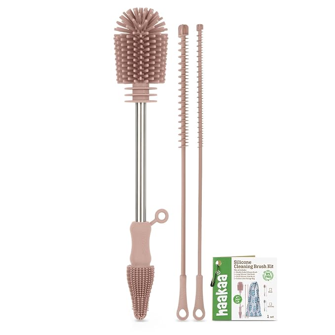 Haakaa Silicone Cleaning Brush Kit by haakaa