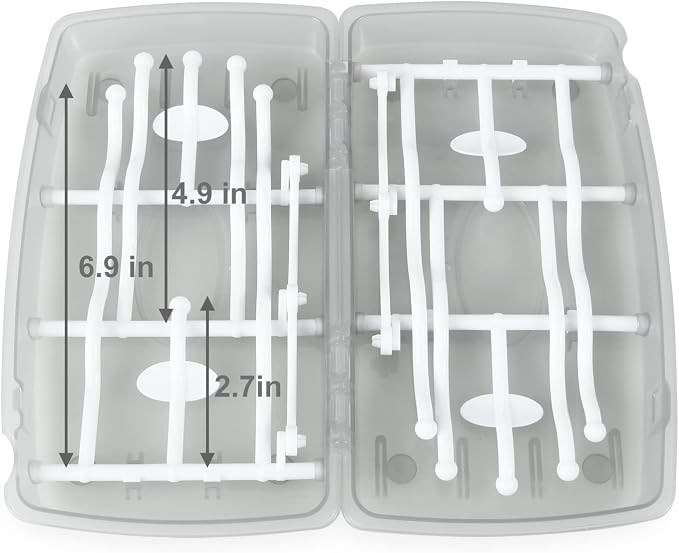 PandaEar Travel Bottle Drying Rack Space Saving| Portable Baby Bottle Dry Rack| - Image 4