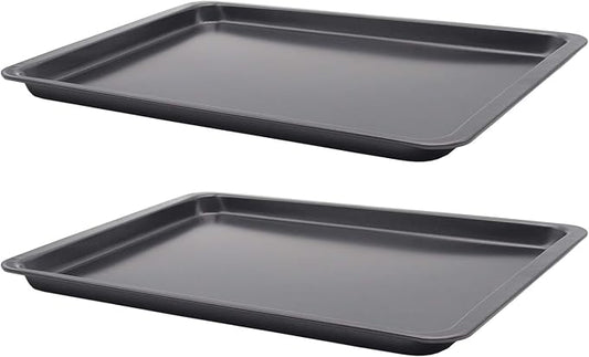 2PCS Cookie Sheet 10x14.5 Inch Baking Sheet Nonstick Heavy Carbon Steel Baking by YourReliableKitchenPartner