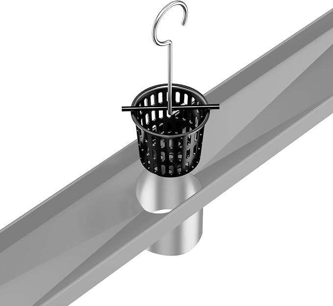 Neodrain Black Hair Catcher Shower Drain Hair and Debris Strainer only - Image 2