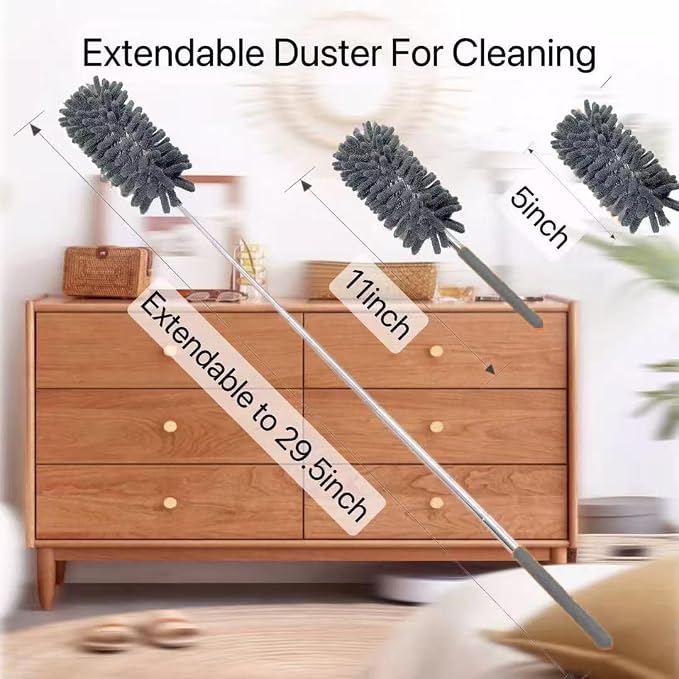 Microfiber Duster for Cleaning, Small Dusters for Cleaning Office Car Computer - Image 4