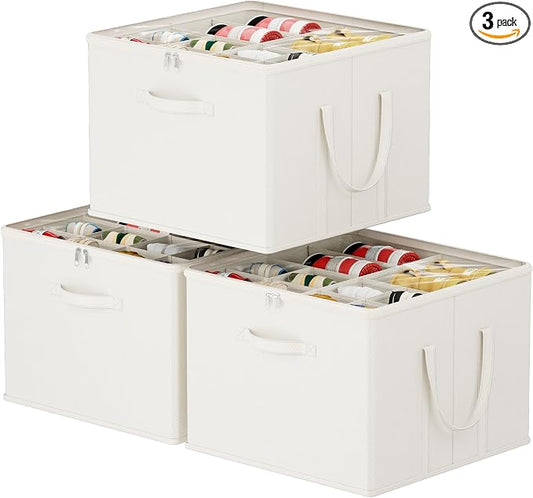 Lifewit Shoe Storage Organizer for Closet Fits 12-16 Pairs, Fabric Large Shoe by Lifewit