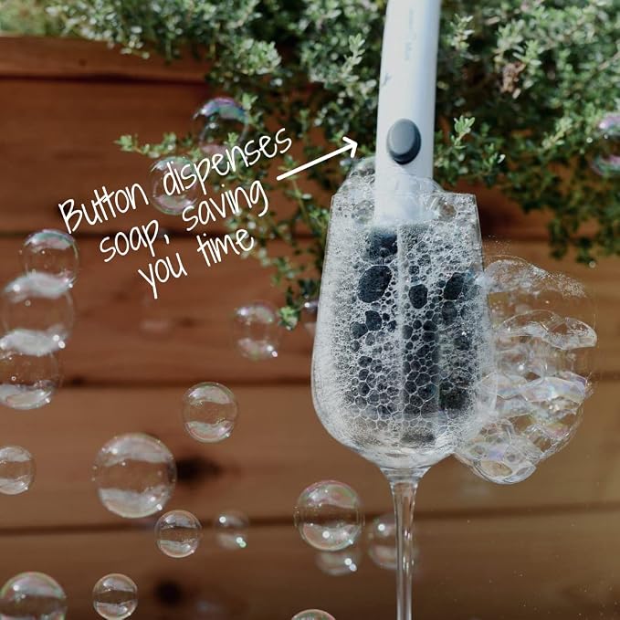 | The WINE Brush – One Step Patented Stemware Cleaning Sponge - Image 2
