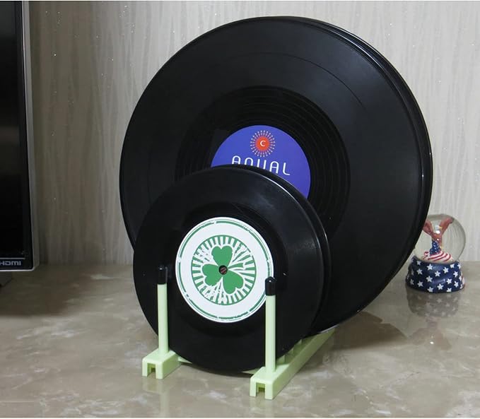 Pmsanzay Vinyl Record Storage Holder Stand cleaning device drying rack Display - - Image 3