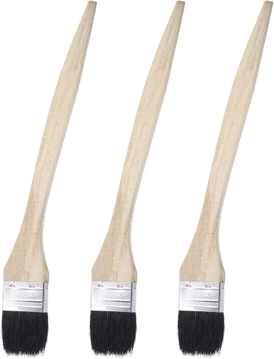 uxcell 3pcs Bent Radiator Paint Brush 2" Width Curved Wall Paint Soft Bristle by uxcell