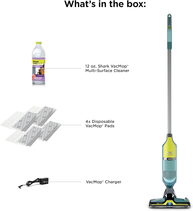 Shark VACMOP Reveal NEW Cordless Hard Floor Cleaner, Vacuum & Spray Mop - Image 12