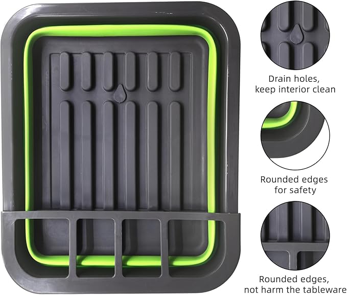 THANSTAR Collapsible Dish Drying Rack - Image 4