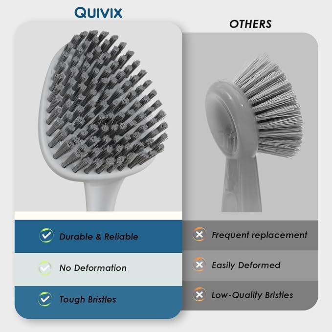 3 Pack Heavy Duty Bathroom Scrub Brush - Image 4