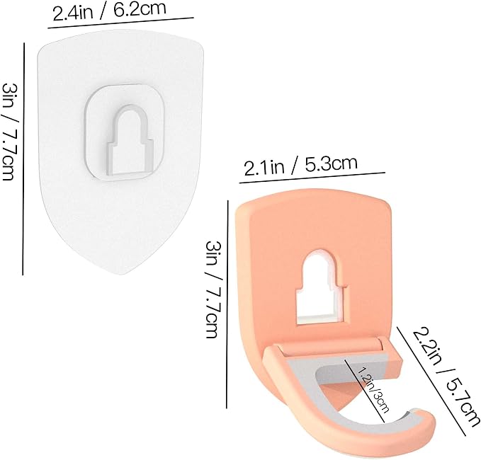 Broom Holder Wall Mount Self Adhesive, Broom and Mop Organizer Wall Hanging - Image 2