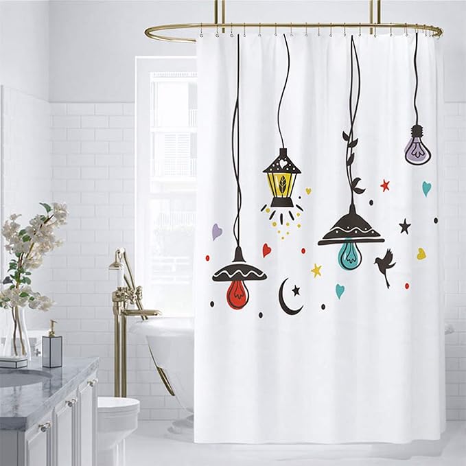 Goowin Shower Curtain Hooks, Stainless Steel Gold Shower Curtain Hooks - Image 7
