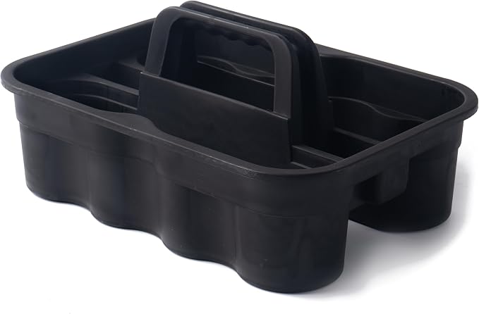 Matthew 3 Pack Large Plastic Tote Tool & Deluxe Supply Cleaning Caddy w/Handle - Image 7