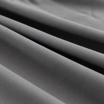 Grey Bed Skirt Queen Size Ruffled Bed Skirt with Split Corners, Queen Bed Skirt 14 Inch Drop, TSUTOMI Queen Size Bed Skirt Grey for Ruffled Bed Skirt with Split Corners, Bed Skirt Queen Size