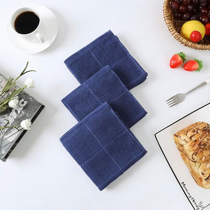 Glynniss Dishcloths Kitchen Highly Absorbent Dish Rags 100% Cotton Dish Cloths - Image 7