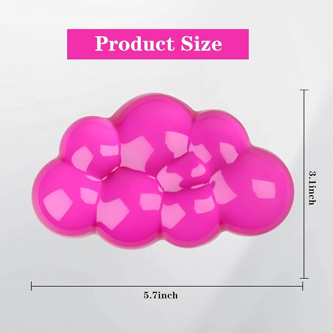 Gel Cloud Mouse Wrist Rest, Cute Wrist Support and Arm Support - Image 5