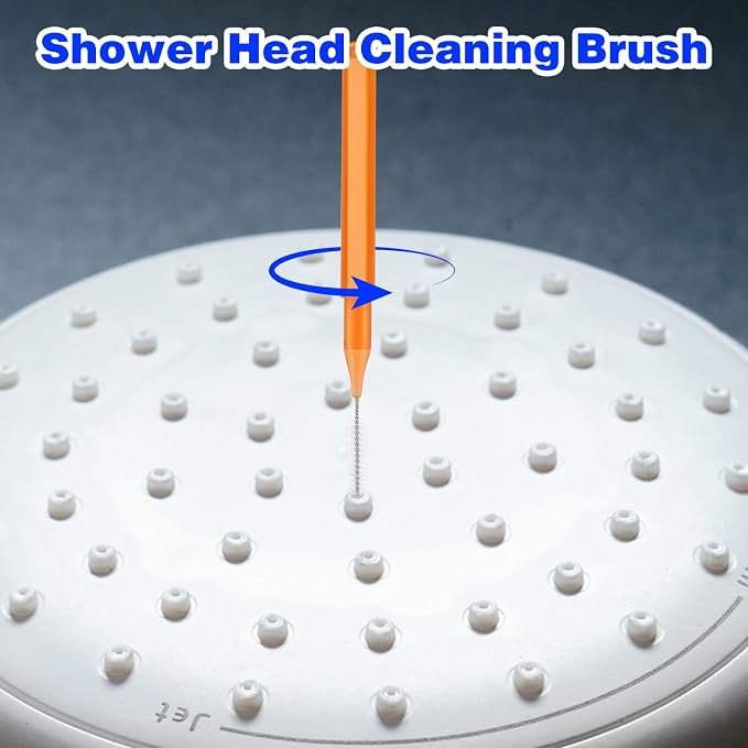 30 PCS Shower Head Cleaner Picks, Stainless Steel Holes Anti-Clogging Cleaning - Image 5