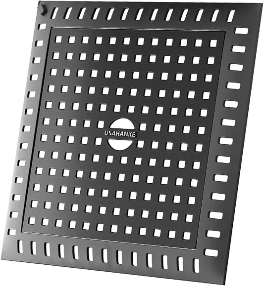 Drain Hair Catcher for Bathroom Sink, 4.8" Stainless Steel and Silicone Shower by Unknown