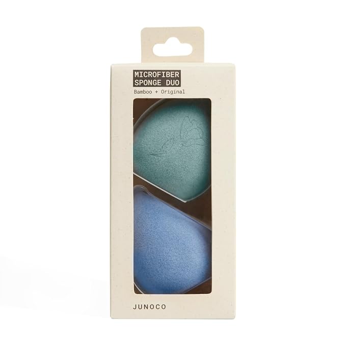 JUNO & Co. Microfiber Makeup Sponge, Dual Layer Technology by JUNOCo