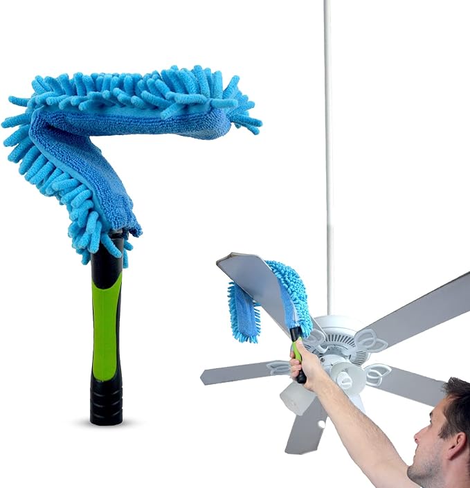 EVERSPROUT Flexible Microfiber Ceiling & Fan Duster | Extra-Long 25'' Duster | by EVERSPROUT